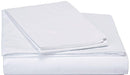 DaDa Bedding White Fitted Sheet Only & Pillow Cases Set (FTS098765)