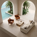 Shell Reef Tumbled Limestone Pavers 36x36