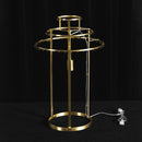 Round Shell Tiered Table Lamp
