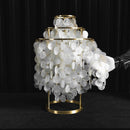 Round Shell Tiered Table Lamp