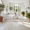 Shell Stone White Fossil Limestone Pattern Set Tiles Floor and Wall Tile