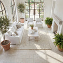 Shell Stone White Fossil Limestone Pattern Set Tiles Floor and Wall Tile