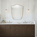 Shield Wall Mirror - Gio Ponti Style Brass Mirror