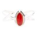 Shine Bright Carnelian Cuff Bracelet