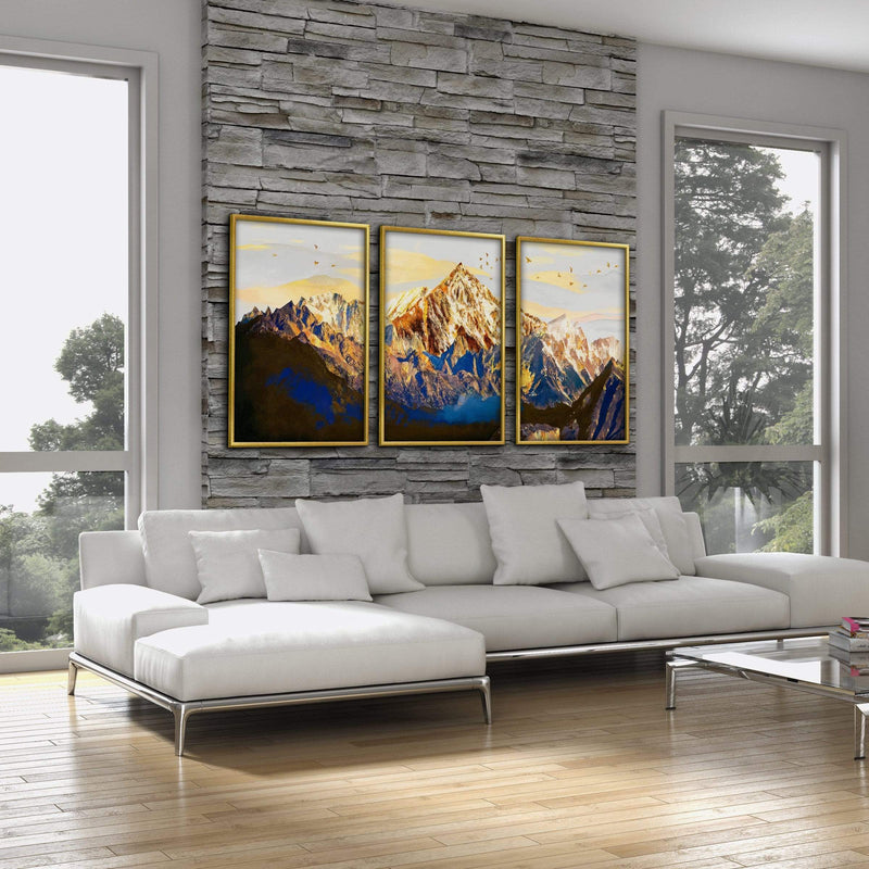 Shining Mountains Canvas