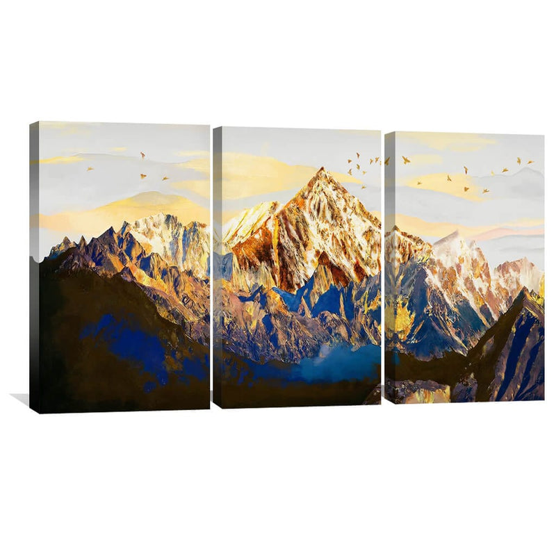 Shining Mountains Canvas