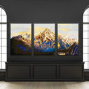 Shining Mountains Canvas