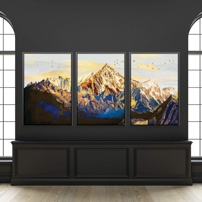 Shining Mountains Canvas