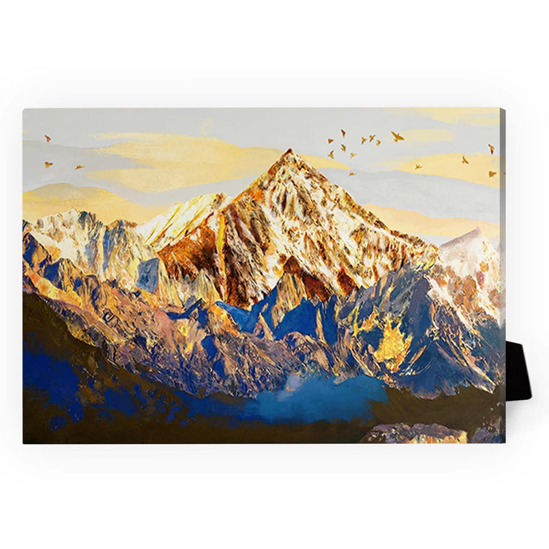 Shining Mountains Desktop Canvas