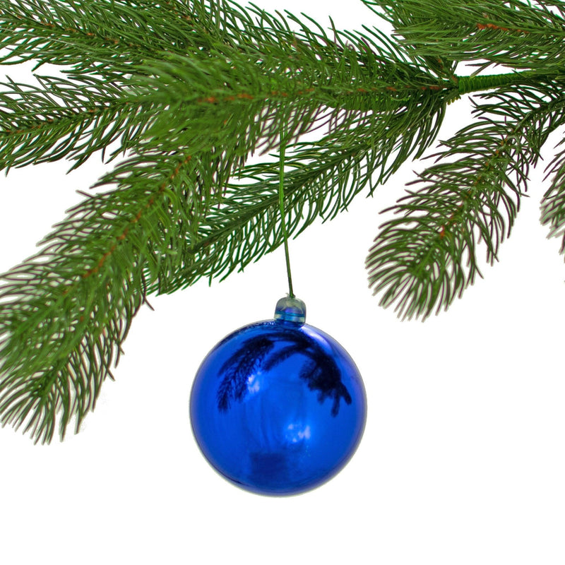 Shiny Blue Ball Ornaments