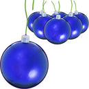 Shiny Blue Ball Ornaments by Lee Display