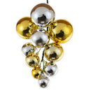 Shiny Gold & Silver Ball Cluster by Lee Display