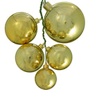 Shiny Gold Ball Cluster by Lee Display
