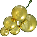 Shiny Gold Ball Cluster by Lee Display