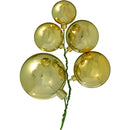 Shiny Gold Ball Cluster by Lee Display