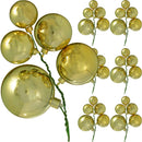 Shiny Gold Ball Cluster by Lee Display