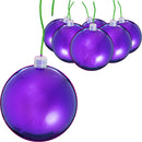 Shiny Purple Ball Ornaments by Lee Display