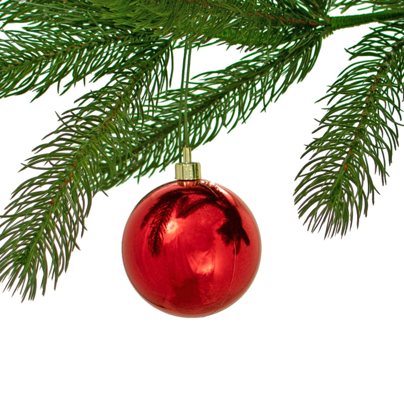 Shiny Red Ball Ornaments