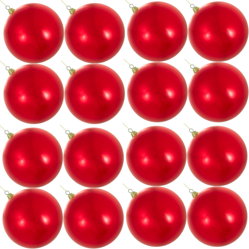 Shiny Red Ball Ornaments