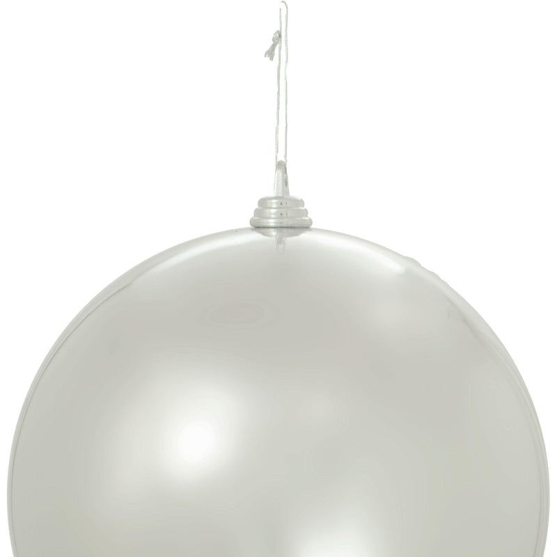 Shiny Silver Ball Ornaments