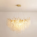 Shiro Noda Glass Coin Chandeliers