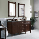James Martin Brittany 60" Double Bathroom Vanity, Burnished Mahogany