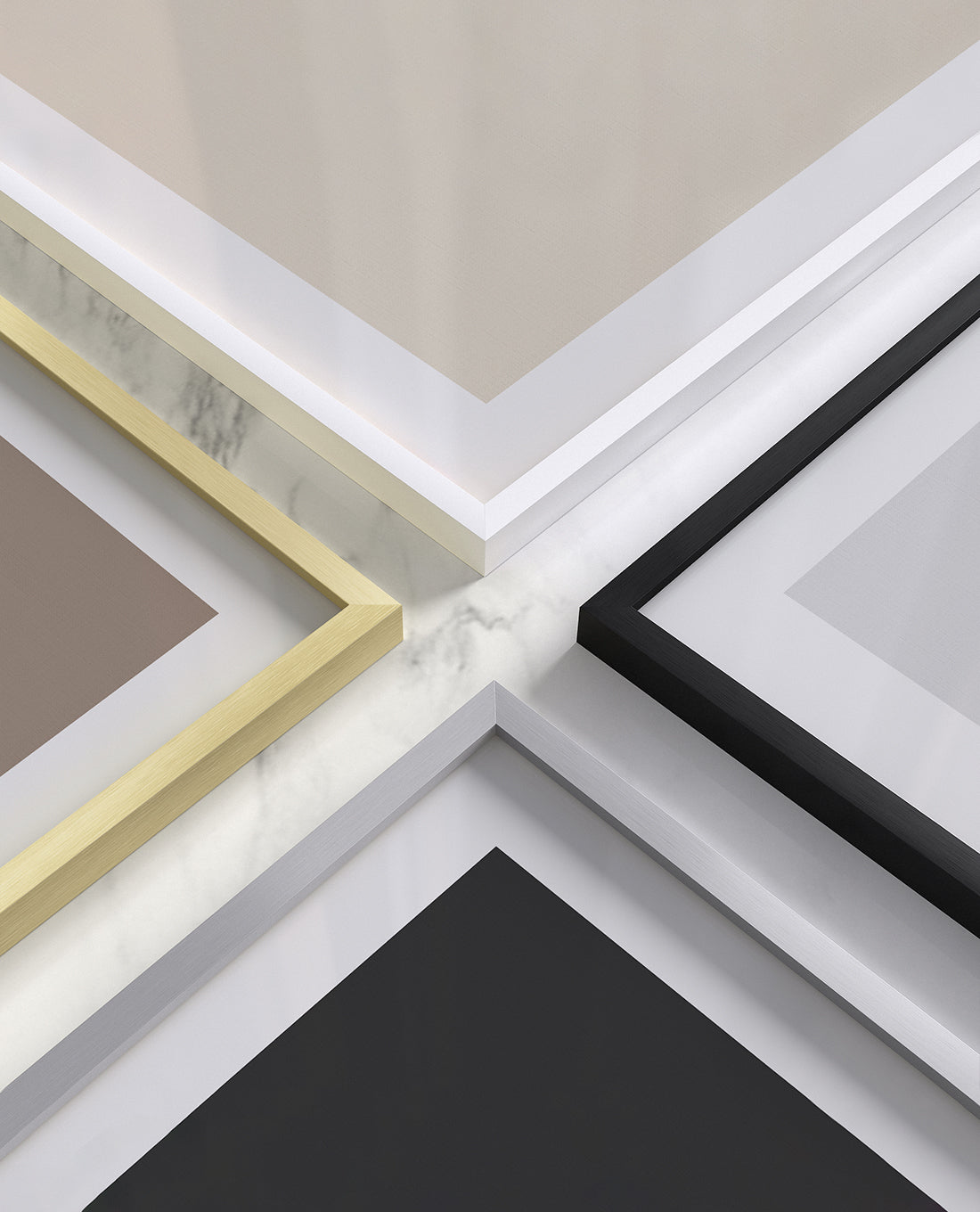 White Metal Square Picture Frame, photo 6 of 6