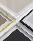White Metal Square Picture Frame