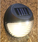 Living Accents  Black  Deck Solar Lights Powered  LED  Utility Light 4 Pack
