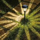 Member's Mark Solar LED Pathway Lights, Oil-Rubbed Glass And Metal(8 Pack)