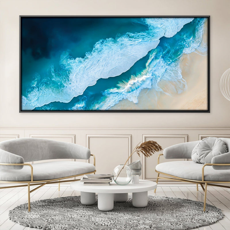 Shoreline Waves Canvas