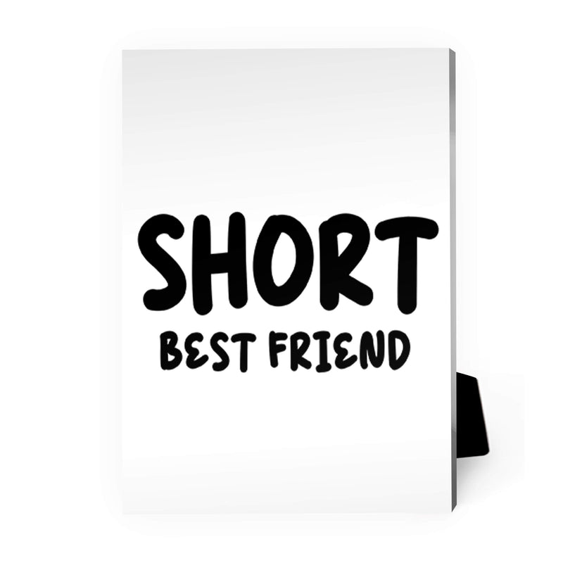 Short Best Friend Desktop Canvas