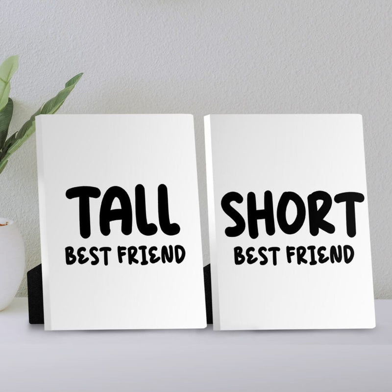 Short Best Friend Desktop Canvas