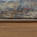 Short-Pile Rug Living Room Used Effect Patchwork Industrial Style Modern Colourful