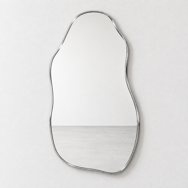 Chrome Irregular Mirror