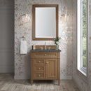 James Martin Brittany 30" Single Bathroom Vanity, Saddle Brown