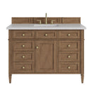 James Martin Brittany 48" Single Bathroom Vanity, Pecan
