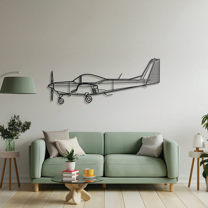 AS SA 202 Bravo Metal Aircraft Wall Art - NCP0258