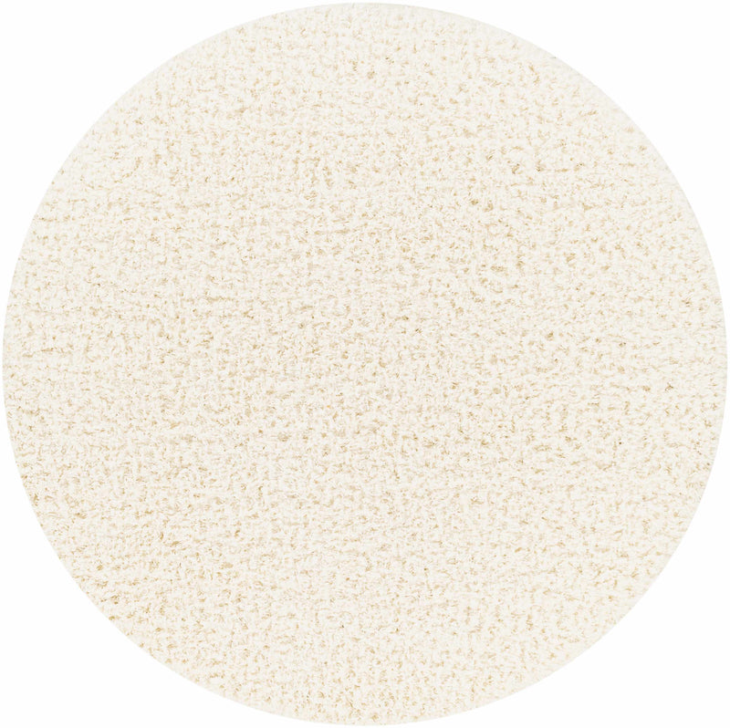 Siari Solid Cream Plush Rug