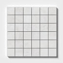 Siberian White Honed 2x2 Marble Mosaics 12x12