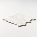 Siberian White Polished Hexagon Marble Mosaics 10 3/8x12