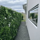 Sample Panel – Snowy White Vertical Garden (Small Sample) by Designer Plants USA