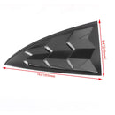 Rear Side Window Louvers Trim for Tesla Model 3 2017-2023 [2 PCS]