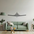 Sierra Front Metal Aircraft Wall Art - NCP0444