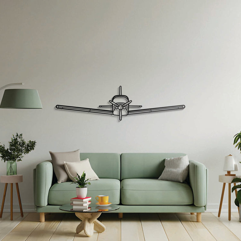 Sierra Front Metal Aircraft Wall Art - NCP0444