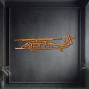 HH-60 Pave Hawk Metal Neon Aircraft Wall Art - NCN0050