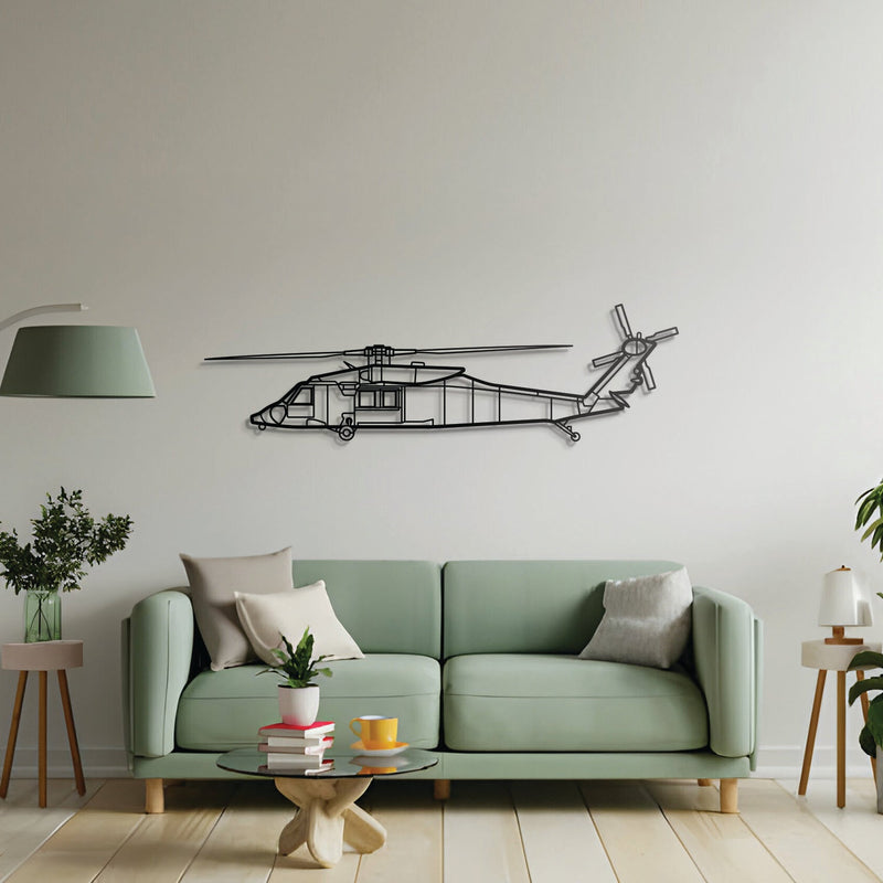 HH60-M Metal Aircraft Wall Art - NCP0285