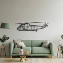 SH-3 Sea King Metal Aircraft Wall Art - NCP0125 by Navigate Craft