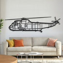 SH-3 Sea King Metal Aircraft Wall Art - NCP0125 by Navigate Craft