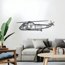 SH-3 Sea King Metal Aircraft Wall Art - NCP0125 by Navigate Craft